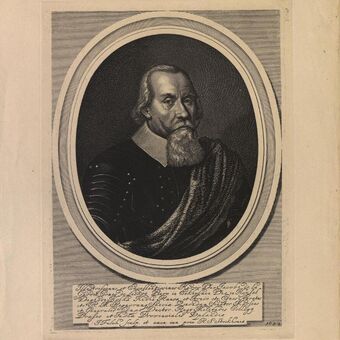 Портрет Якова Делагарди. Издатель Д.А. Ровинский. 1890 г. Санкт-Петербург, Российская империя. Бумага, воспроизведение с гравюры Портрет Якова Делагарди. Издатель Д.А. Ровинский. 1890 г. Санкт-Петербург, Российская империя. Бумага, воспроизведение с гравюры