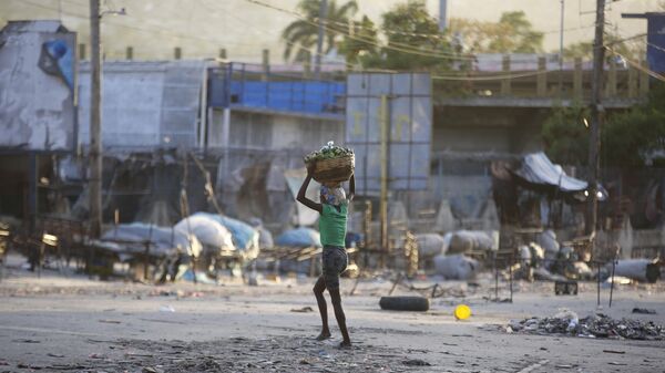 Обстановка в столице Гаити городе Порт-о-Пренс