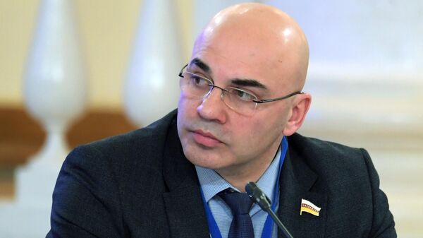 Председатель парламента Республики Южная Осетия Алан Алборов