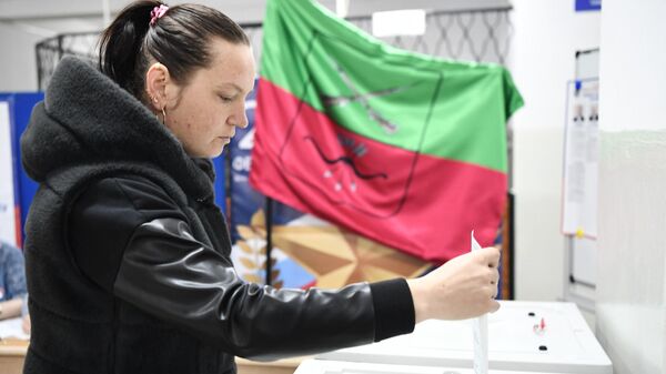 Голосование на выборах президента РФ в Мелитополе. 17 марта 2024