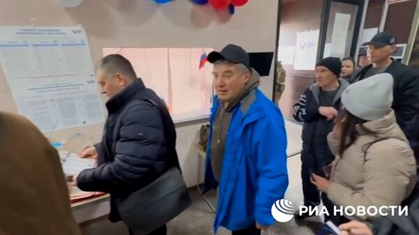 Голосование в основной день выборов президента РФ в Херсонской области