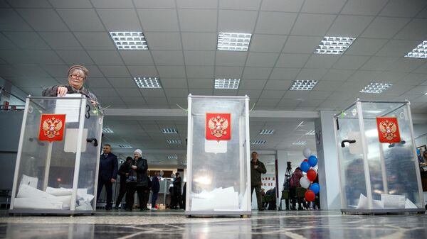 Голосование на выборах президента РФ 