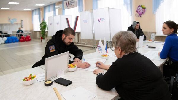 Выборы президента России на избирательном участке в Ростовской области