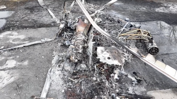 Последствия атаки на воинскую часть дроном-камикадзе в Приднестровье