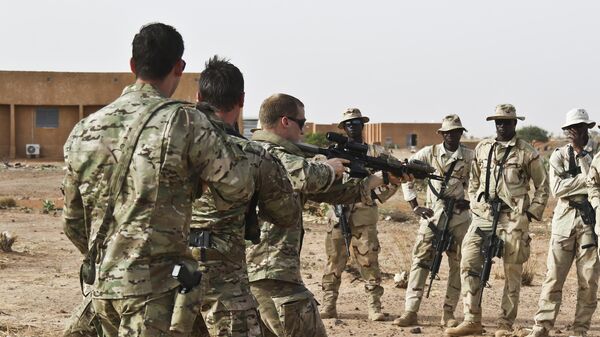 Американские военные во время учений в Нигере