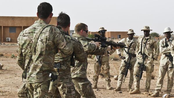 Американские военные во время учений в Нигере. Архивное фото