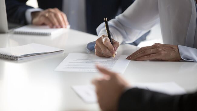 Подписание соглашения Подписание соглашения