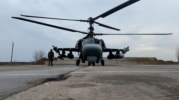 Вертолетчики поразили ракетами опорные пункты ВСУ на Южнодонецком направлении