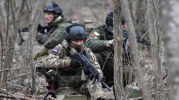 Российские военные в зоне спецоперации