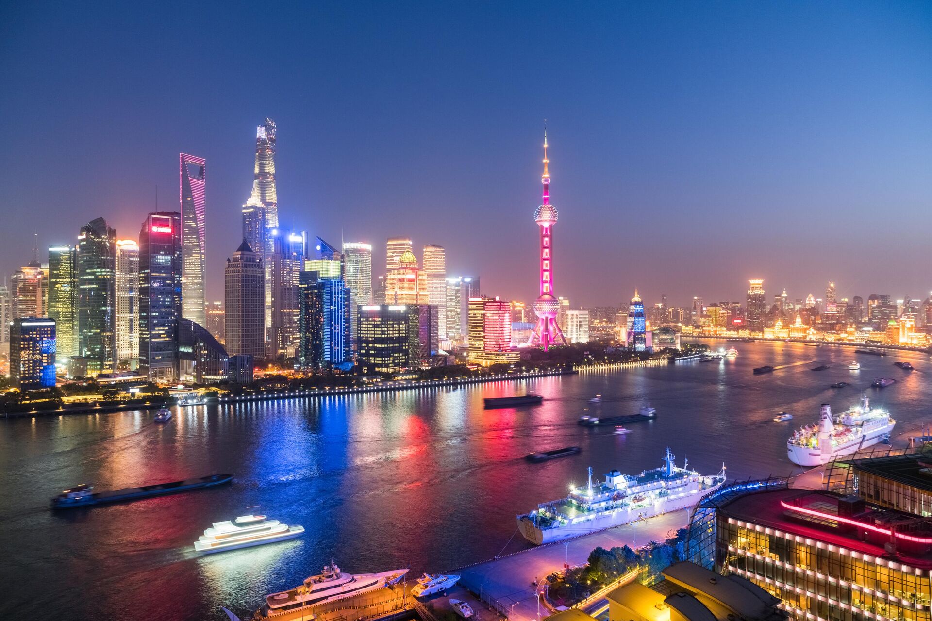 Вид на Шанхай, Китай - РИА Новости, 1920, 07.11.2025