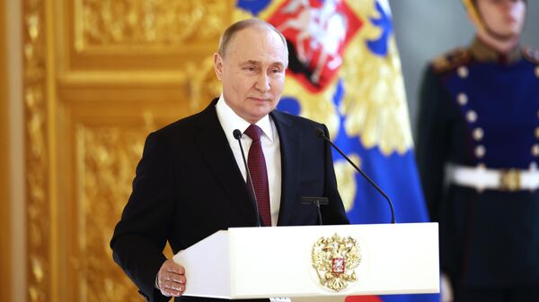 Президент России Владимир Путин проводит встречу со своими доверенными лицами в Кремле