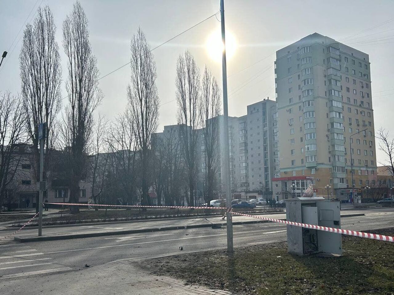 В Белгороде перекрыли движение транспорта по улице Щорса - РИА Новости,  21.03.2024