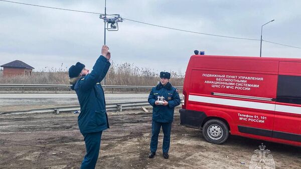 Cпециалисты беспилотной авиации ГУ МЧС России по Волгоградской области совершают полеты на БПЛА