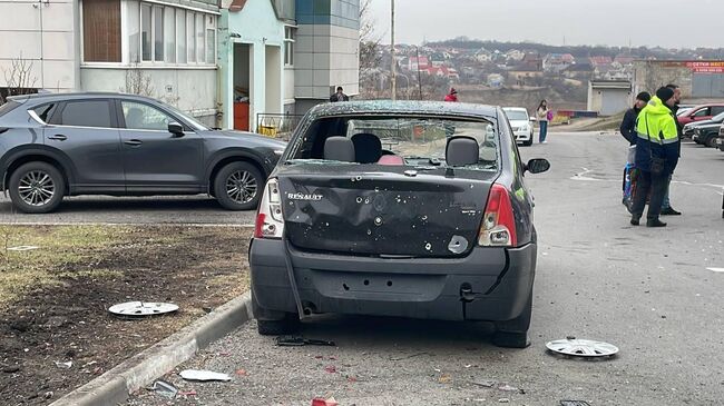 Последствия обстрела со стороны ВСУ в Белгороде. 22 марта 2024