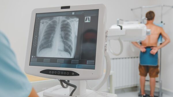 Рентгеновский аппарат для сканирования в больнице