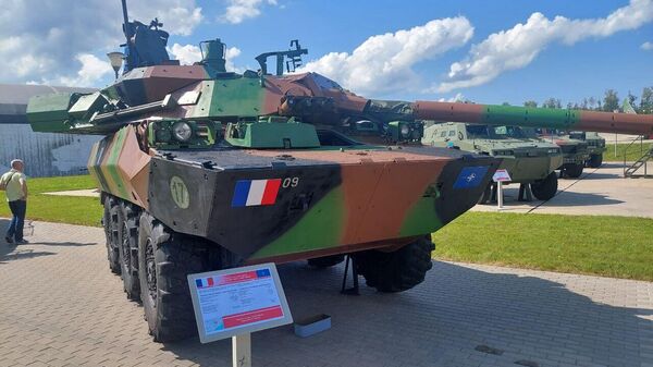 Трофейный французский AMX-10RC