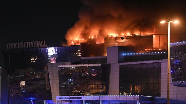 Возгорание в концертном зале Крокус Сити Холл в Москве