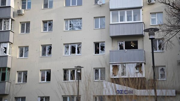Последствия воздушной атаки со стороны ВСУ в Белгороде 