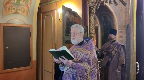 Архиепископ на богослужении по жертвам и пострадавшим в результате теракта в Крокусе