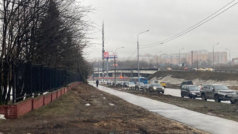 Рядом с одним из московских центров крови