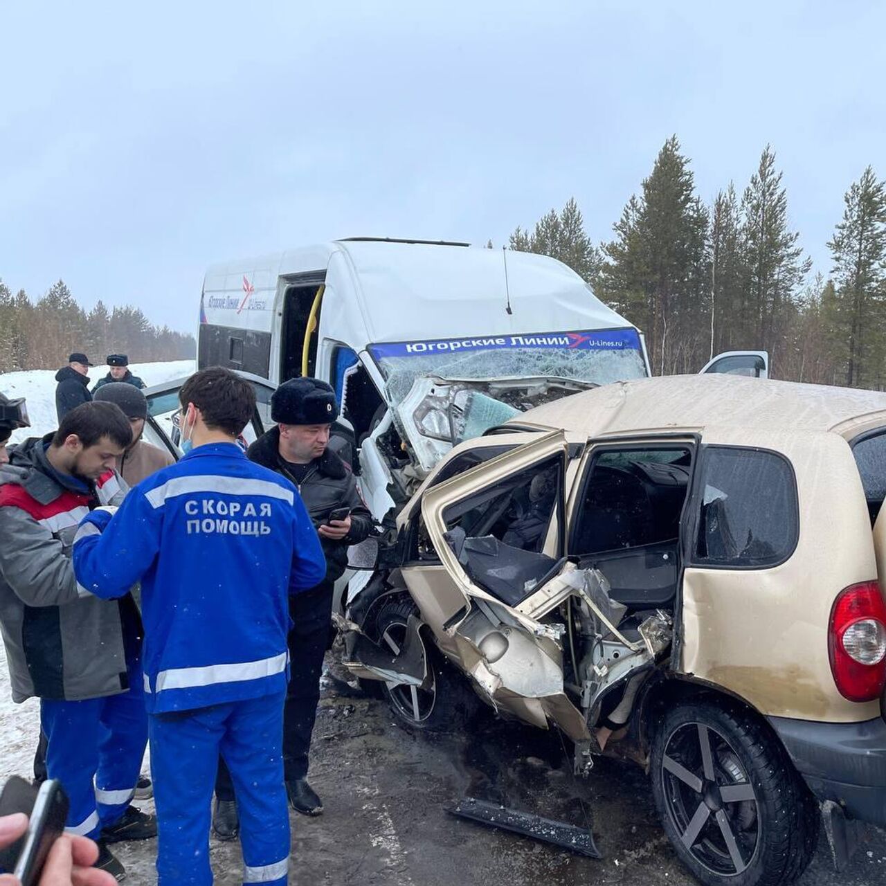 В ДТП с автобусом в Югре погибли три человека - РИА Новости, 24.03.2024