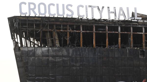 Здание концертного зала Крокус Сити Холл, где произошел теракт. Архивное фото
