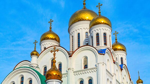 В строящемся храме на северо-востоке Москвы завершают отделку первого этажа