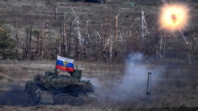 Танк Т-90М Прорыв в зоне СВО