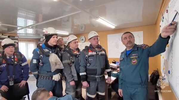 Спасательная операция на аварийном участке рудника Пионер