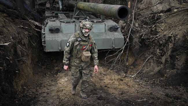 Российские военные в зоне спецоперации