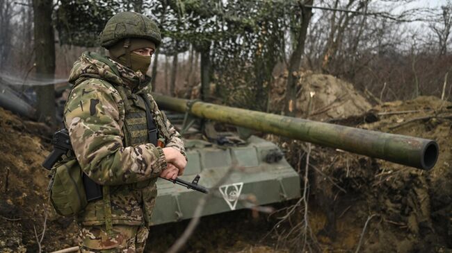 Российские военные в зоне спецоперации