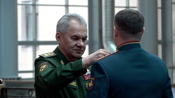 Награждение генерала Мордвичева медалью Золотая звезда за взятие Авдеевки