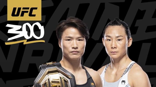 Афиша боя Вейли Чжан против Янь Сяонянь на UFC 300