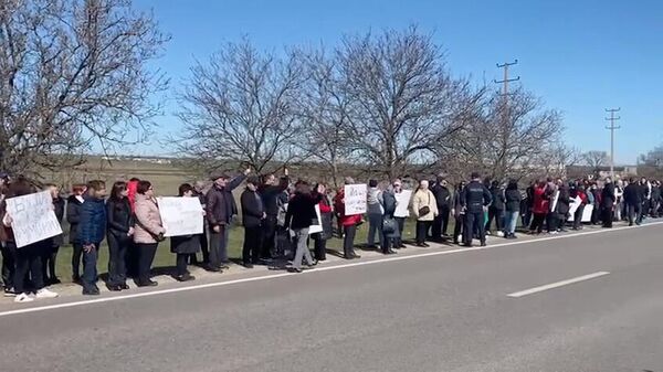Жители Гагаузии протестуют против приезда Майи Санду