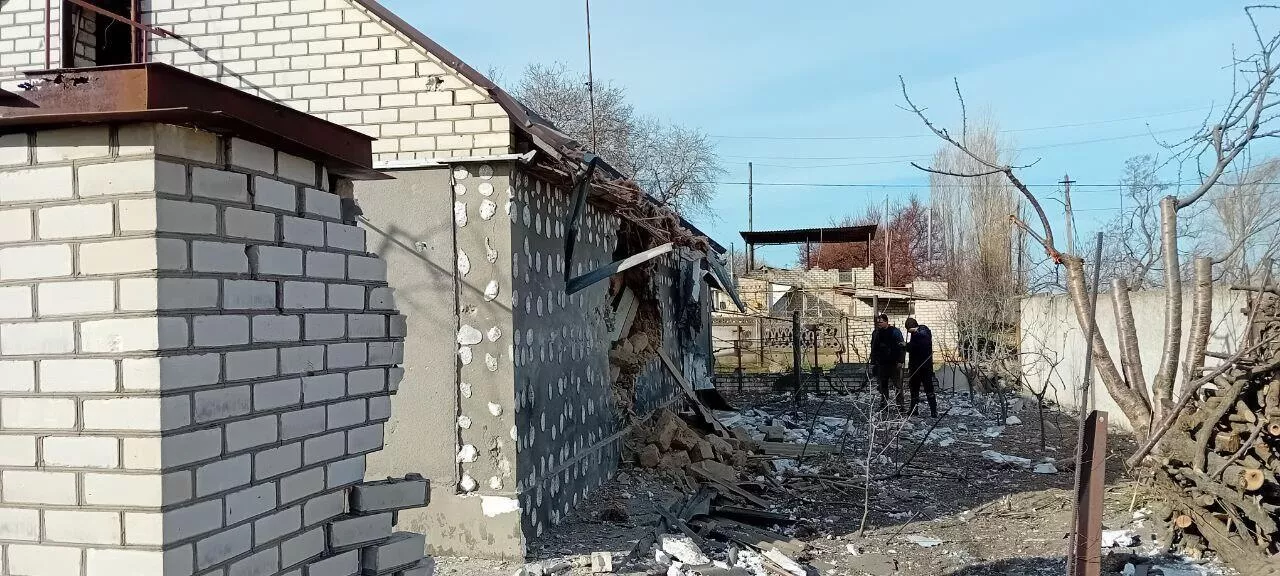 Последствия обстрела Каховки в Херсонской области Последствия обстрела Каховки в Херсонской области - РИА Новости, 1920, 29.03.2024