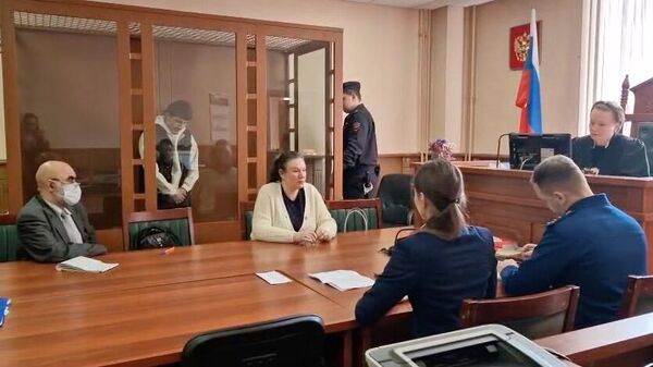 Гражданин Таджикистана, обвиняемый в оправдании терроризма в суде в Санкт-Петерубрге. 29 марта 2024