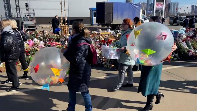 Акция «Журавлик мира и добра» в память о жертвах теракта в Крокусе