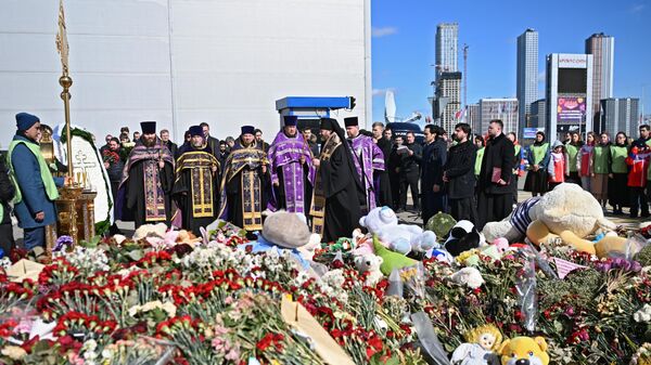 Архиепископ Одинцовский и Красногорский Фома проводит заупокойную литию о жертвах теракта в Крокус Сити Холле