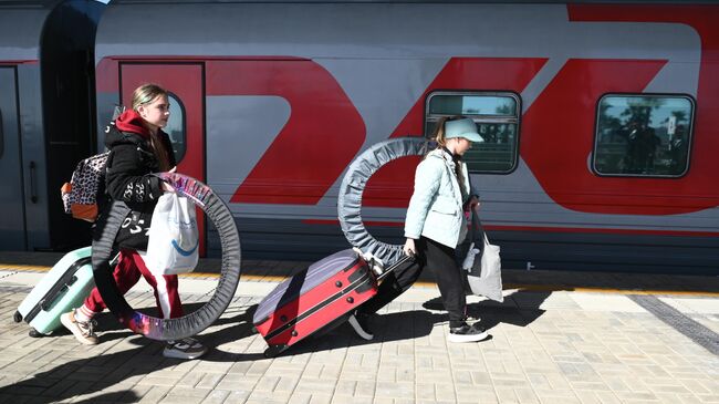 Дети, прибывшие из Белгородской области в Сочи