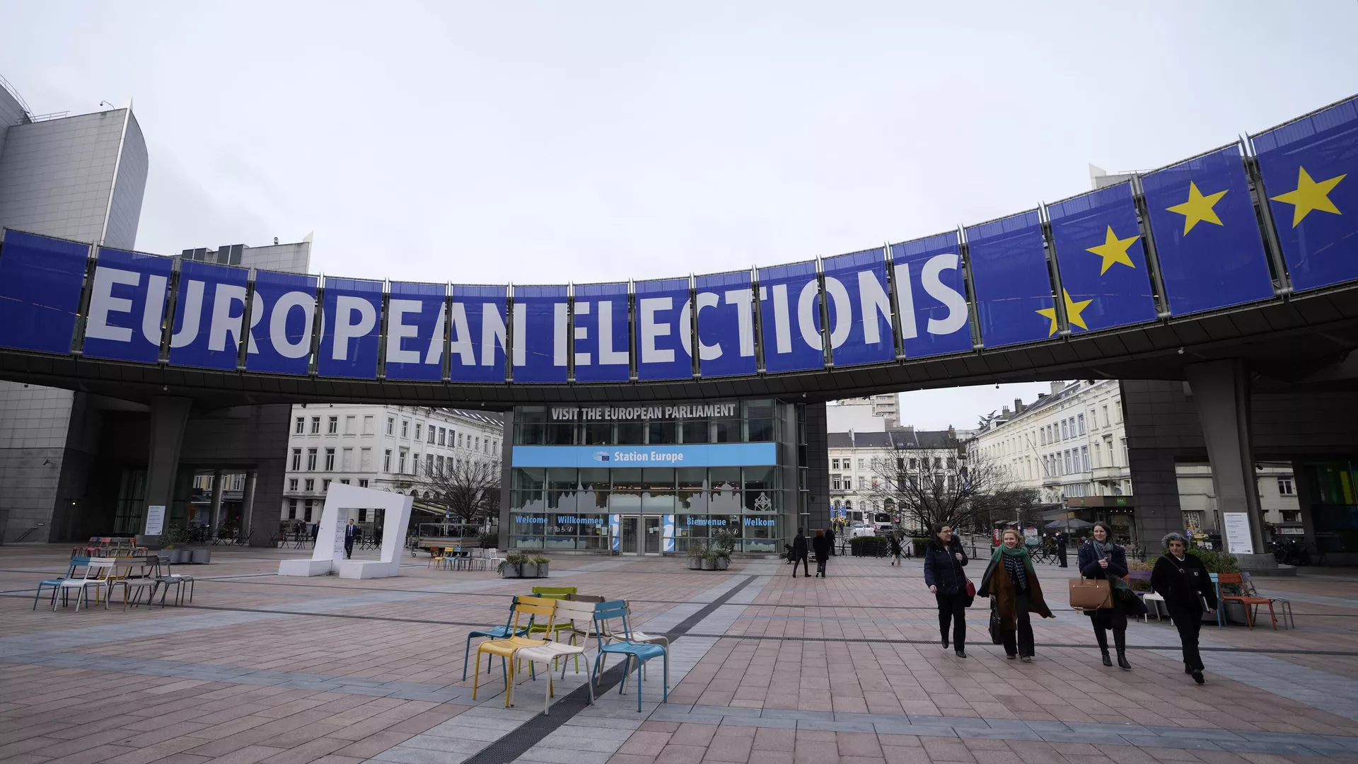 Tòa nhà Nghị viện Châu Âu tại Brussels - RIA Novosti, 1920, 01/04/2024