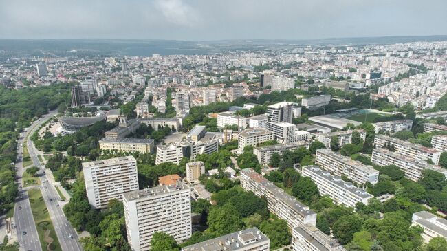 Вид на город Варну в Болгарии