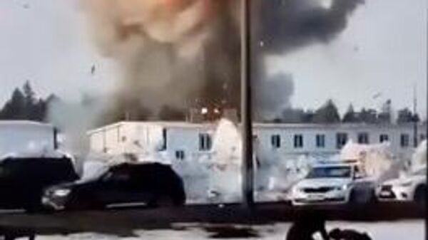 Атака беспилотника по общежитию Алабуги в Татарстане