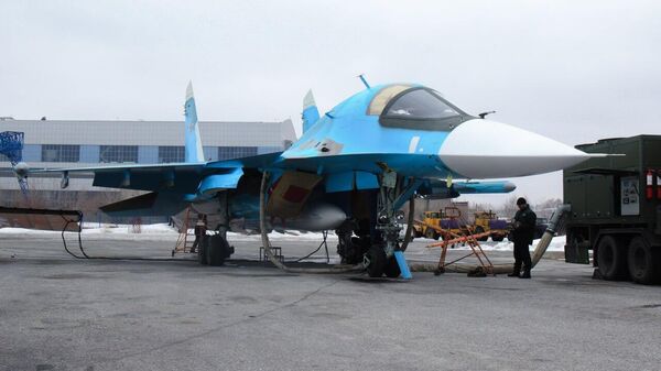 Объединенная авиастроительная корпорация передала ВКС России первую в 2024 году партию фронтовых бомбардировщиков Су-34. 5 апреля 2024
