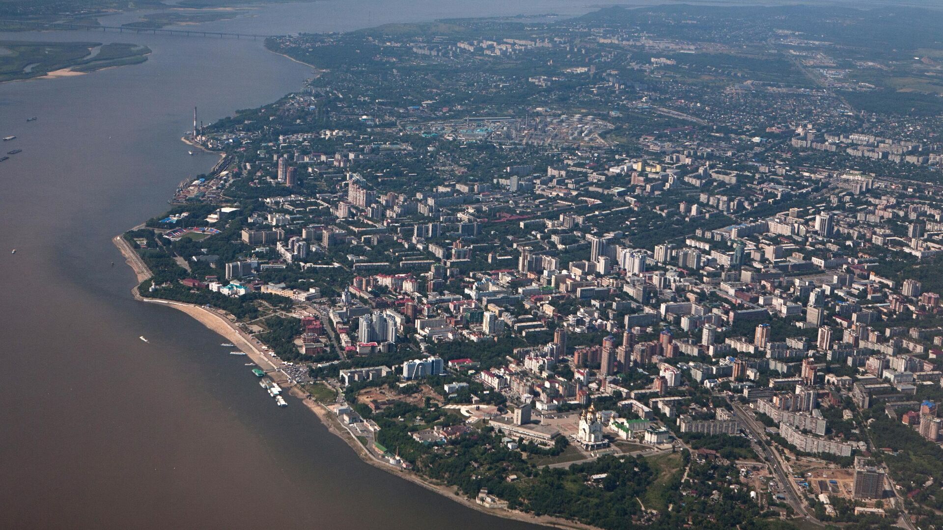 Вид на Хабаровск - РИА Новости, 1920, 09.07.2024