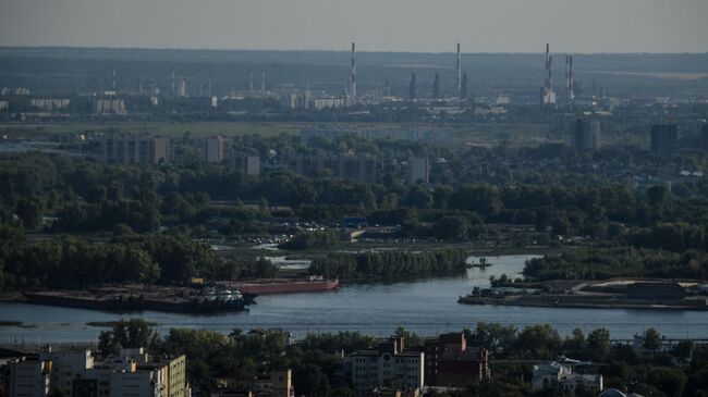 Вид на Волгу