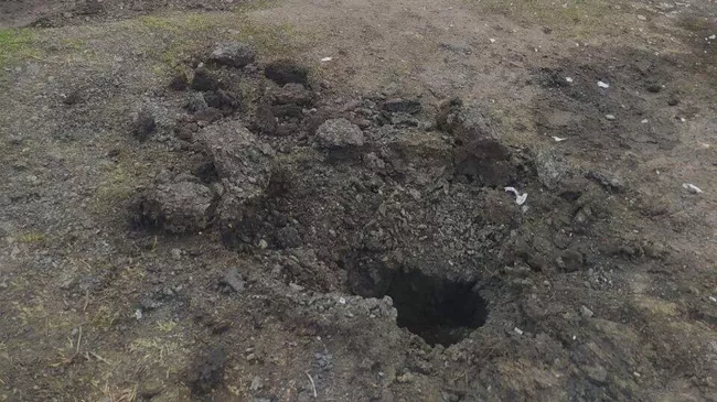 Место атаки беспилотника в Приднестровье