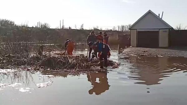Последствия паводка в селе Варна Челябинской области