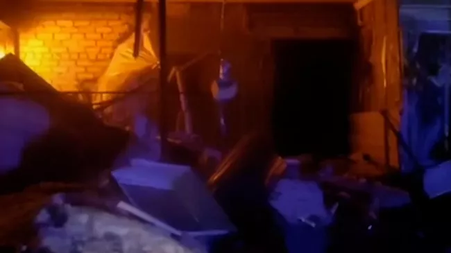 Пожар в многоквартирном доме в Татарстане