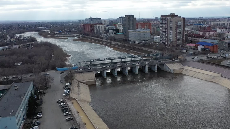 Паводковая ситуация в городе Курган