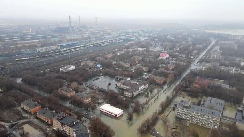 Затопленный из-за прорыва дамбы город Орск - РИА Новости, 1920, 08.04.2024